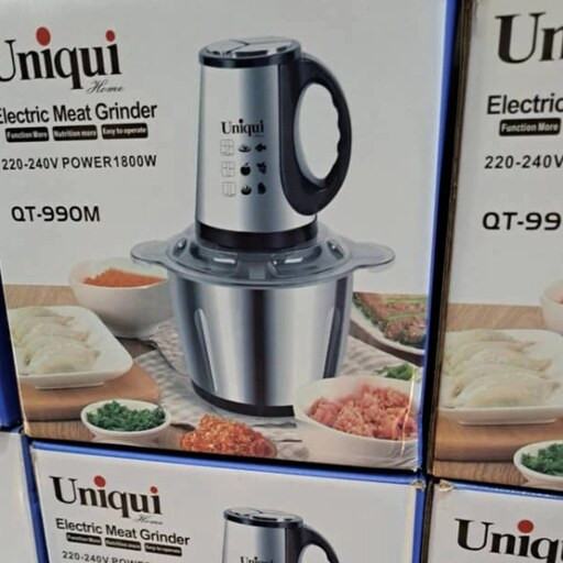 خردکن استیل یونیک ۳لیتر ۳سرعته 1800وات ا Uniqui 3L 1800W Grinder