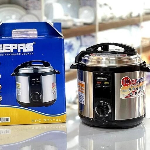زودپز برقی 6 لیتری جی پاس اصلی کیفیت عالی جعبه آبی